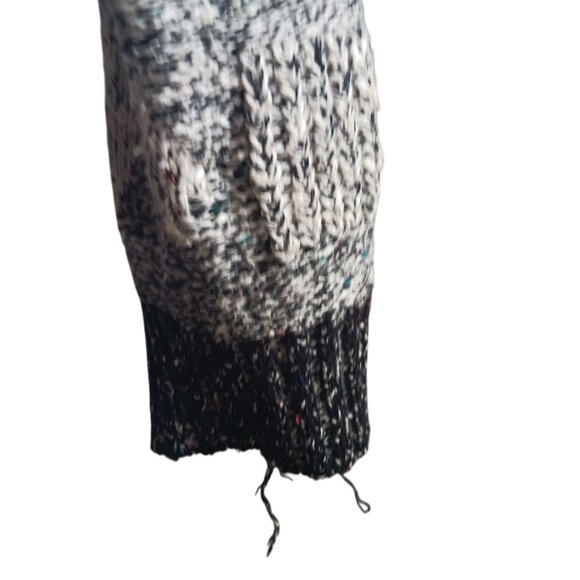 Vtg Mens Large Sweater International Abstract Pattern Knit Crewneck 90's Fleck - Picture 8 of 9